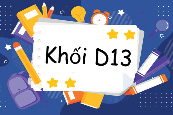 D13 gồm những môn nào, xét ngành nào, trường nào?