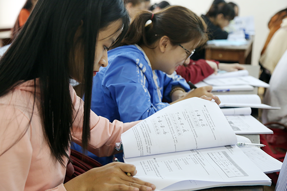 Sinh viên ngành Ngôn ngữ trung tại SÍC