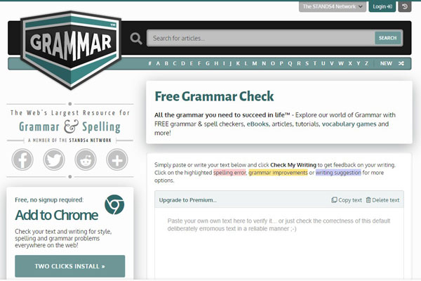 web check ngữ pháp tiếng anh free grammar check
