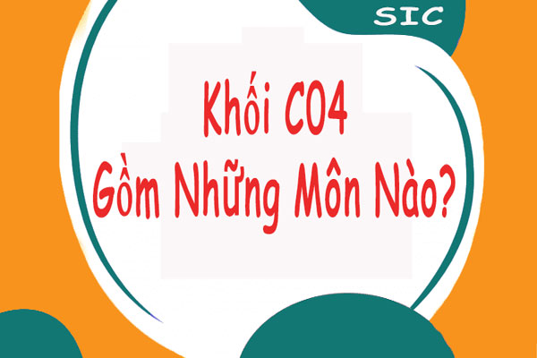 khối c04 gồm những môn nào