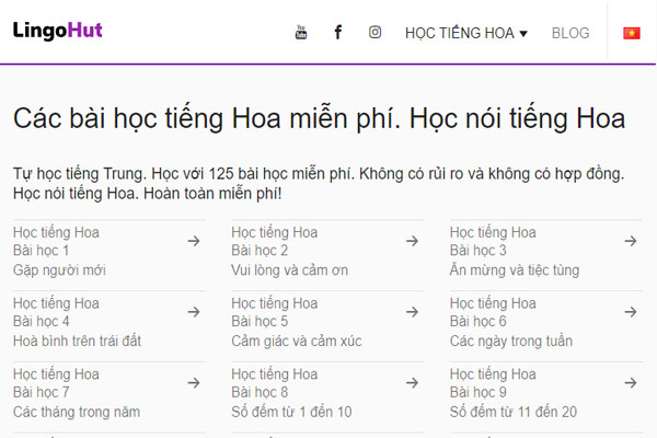 web học tiếng trung online miễn phí