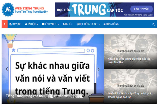 web học tiếng trung