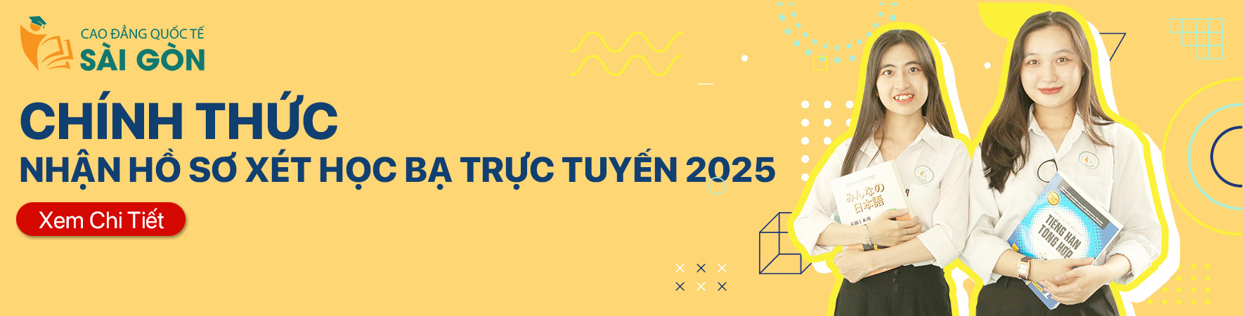 Trường Cao đẳng Quốc tế Sài Gòn xét học bạ năm 2025